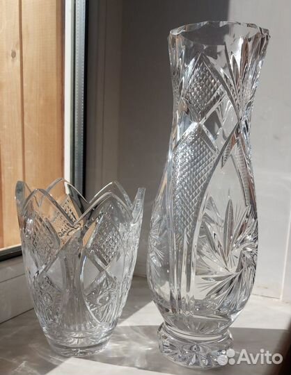 Вазы для цветов СССР хрусталь