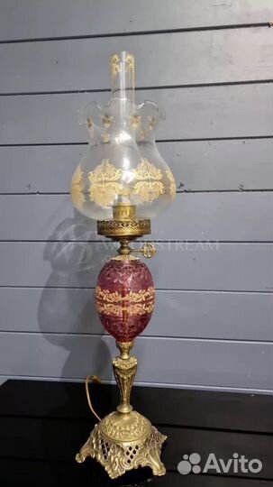 Лампа настольная. Светильник. Антиквариат