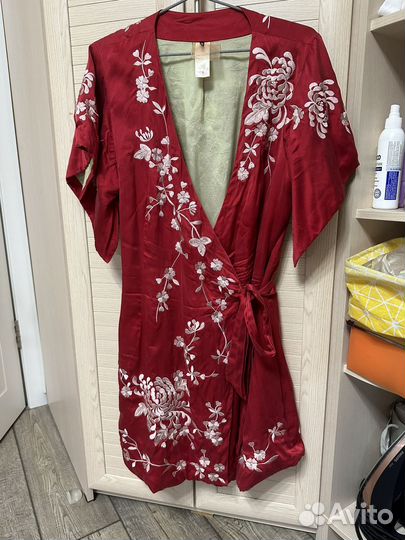 Халат из натурального шелка