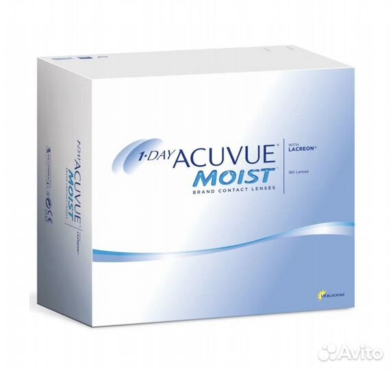 Линзы контактные acuvue moist 1 day