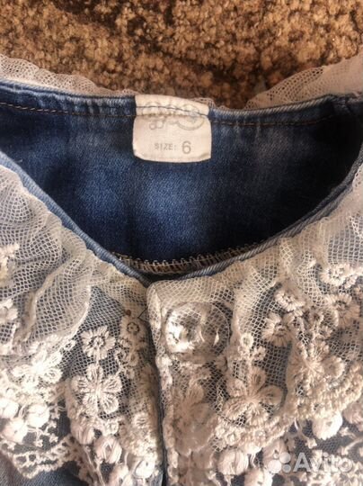 Джинсовая куртка для девочки