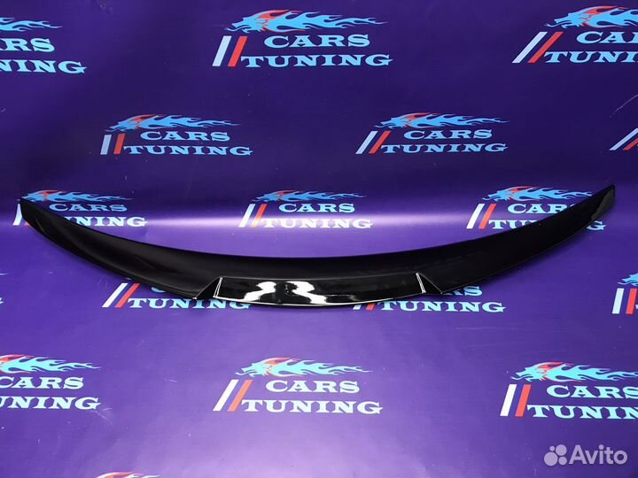 Спойлер BMW F10 M4 широкий, черный глянец