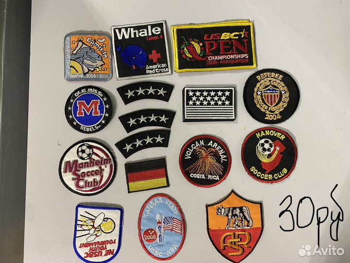 Апликации для одежды, ремонт одежды, фурнитура