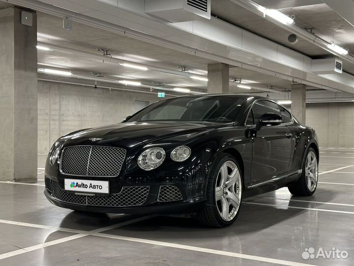Bentley Continental GT 6.0 AT, 2012, 102 500 км