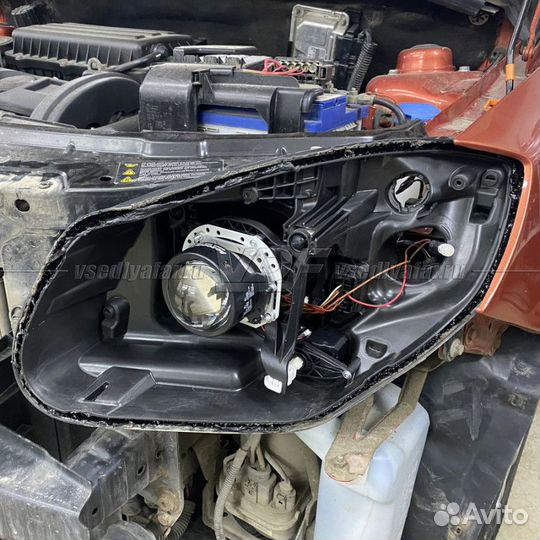 Переходные рамки для замены линз на Skoda Fabia 20