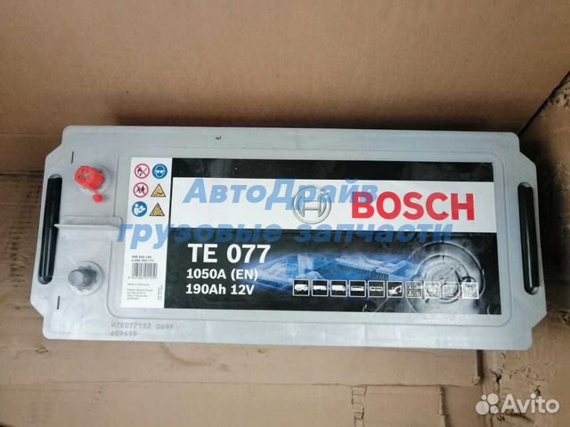 Аккумулятор Bosch T5 190Ah 1050A