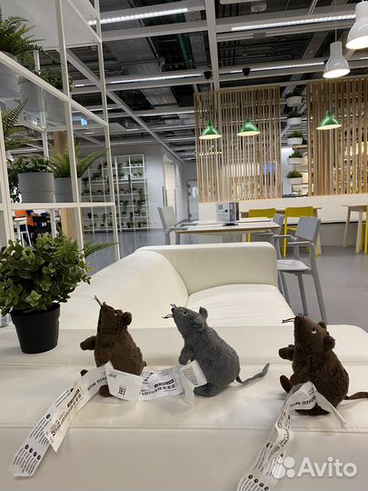 Мышка любопытка.Новые,с этикетками.Икеа