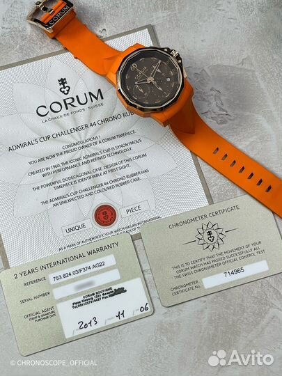 Часы Corum Admiral’s Cup Challenge Unique Piece