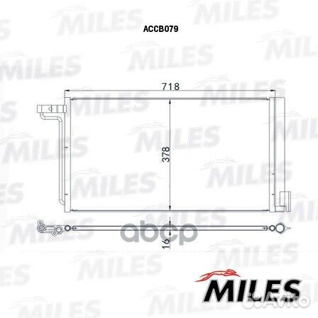 Конденсер ford focus III 11- accb079 Miles