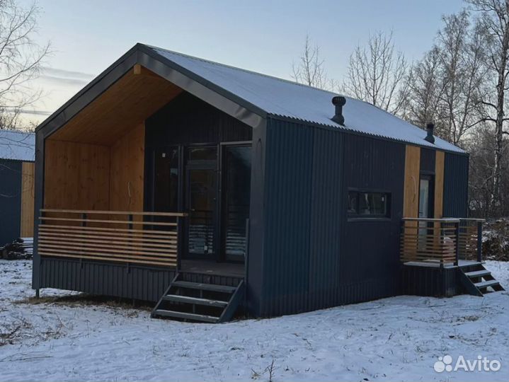 Готовый каркасный модульный дом под ключ