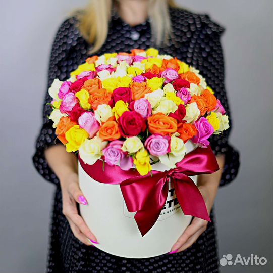 Коробки с цветами