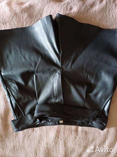 Шорты женские кожаные