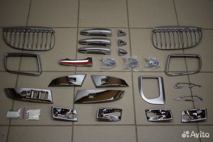 BMW E60 хромированные накладки