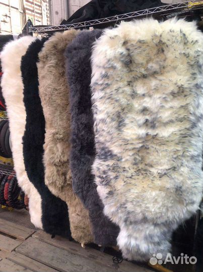 Меховые накидки из овчины на сидения