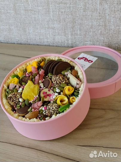 Съедобные букеты из сухофруктов и конфет