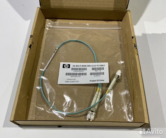 Оптический кабель HP LC Multi-mode OM3 2-Fiber 0,5