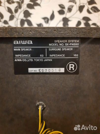 Акустические колонки aiwa sx-fns50
