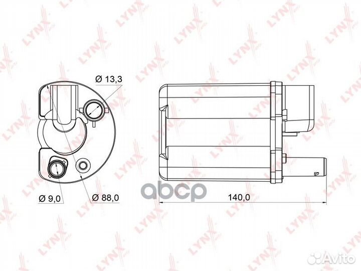 Фильтр топливный LF958M lynxauto