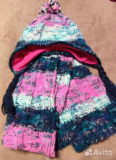 Комплект шапка, шарф