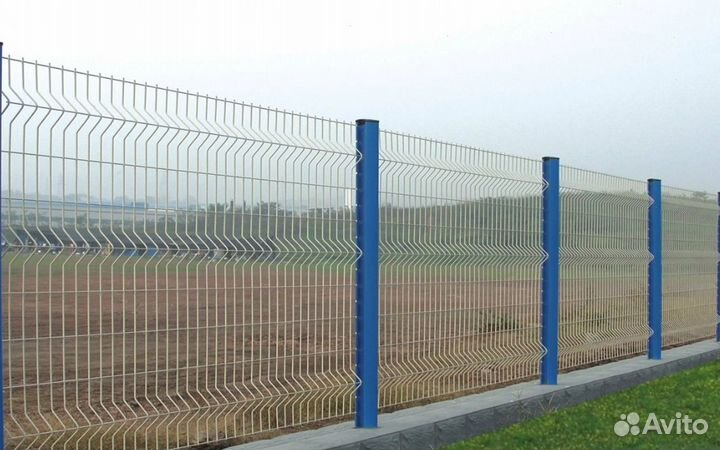 Забор из 3D сетки за 1 день качественно