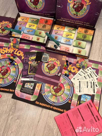 Настольная игра Денежный поток Cashflow 2 в 1