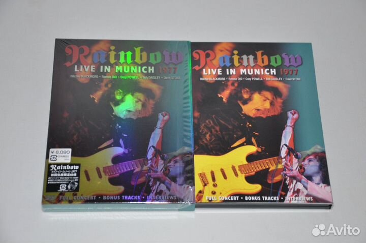 Rainbow Live In Munich 1977 2DVD медиатор Блэкмора