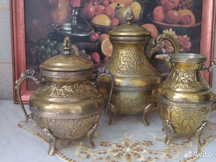 Заварочный чайник из латуни СССР