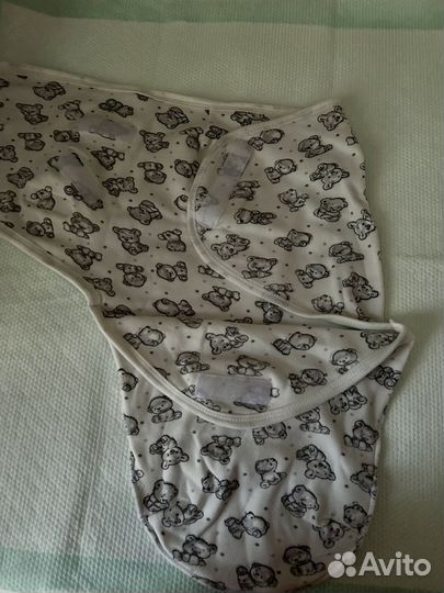 Кокон для пеленания на липучках