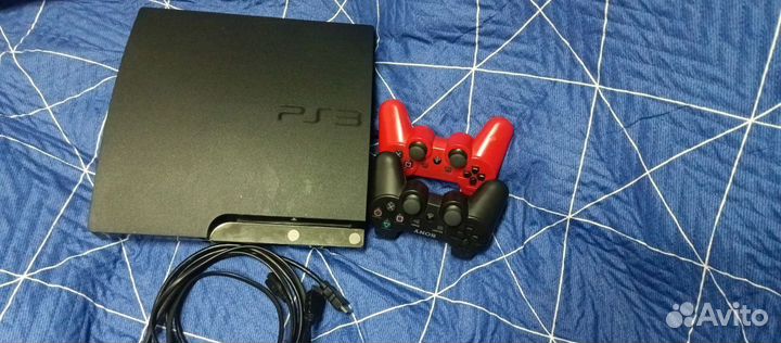 Игровая приставка ps3 super slim прошитая