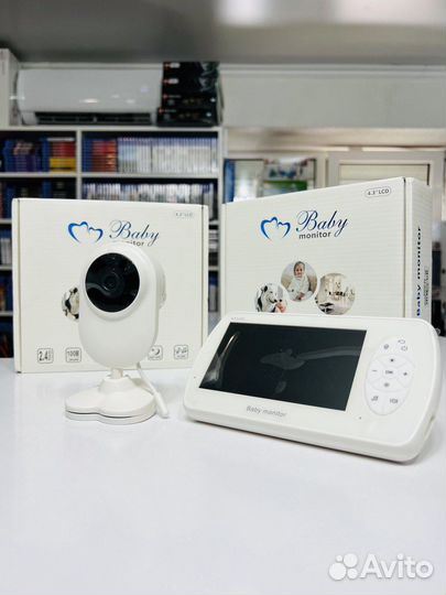 Беспроводная видеоняня Baby Monitor 4.3 LCD