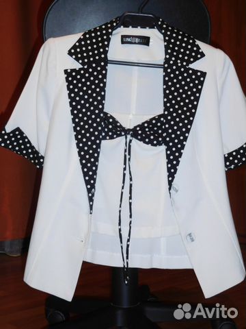 Блузка-пиджак+ топ