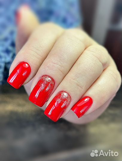 Маникюр, педикюр, наращивание ногтей