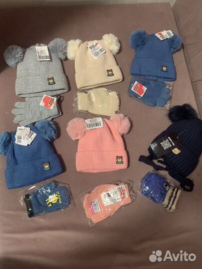 Набор шапка и снуд зима