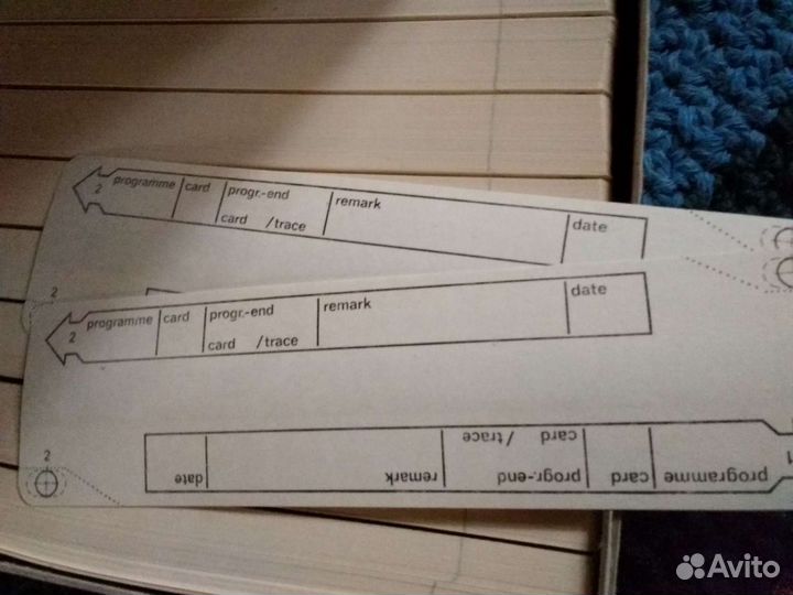 Программные карты. Раритет. Programm karten