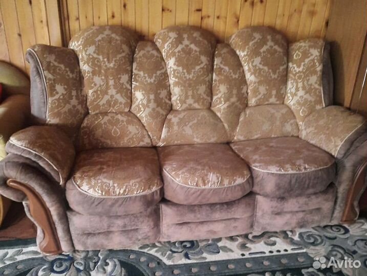 Диван раскладной с креслами бу
