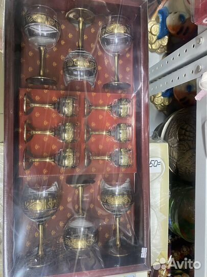 Набор бокалов и рюмок,стопок