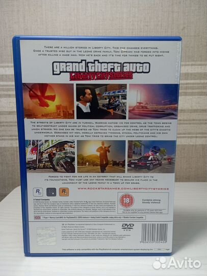 GTA Liberty City Stories PS2 PAL Лицензия