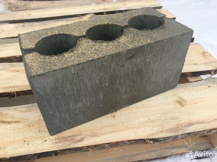 Блок керамзитобетонный 400*200*200 мм