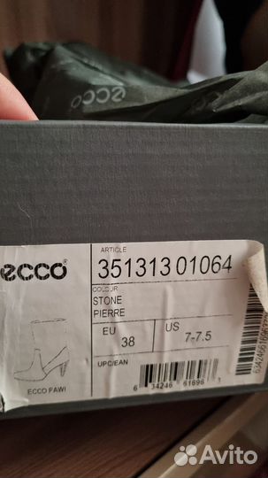 Сапоги Ecco 38 новые