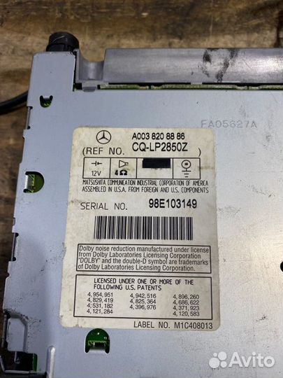 Магнитофон Mercedes-Benz M-Class W163 M112E32