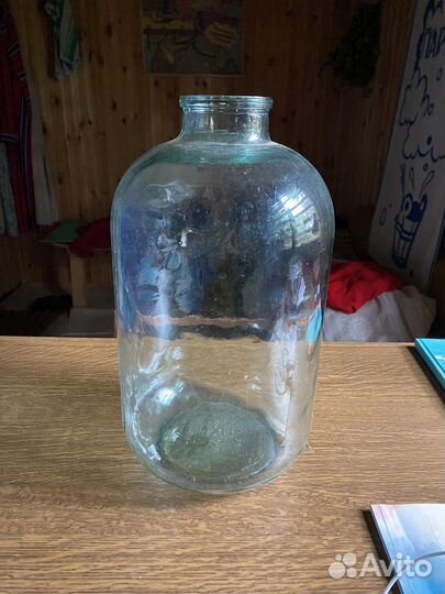 Бутыль 10 литров стекло СССР