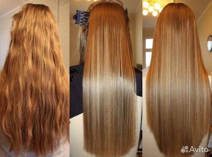 Кератиновое выпрямление волос