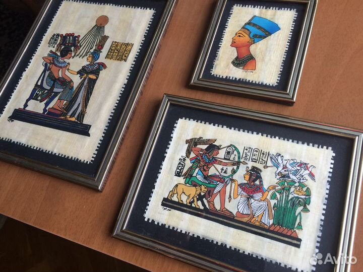 Папирус в рамке