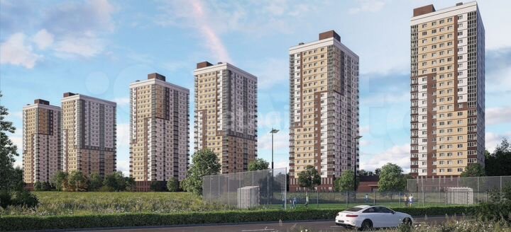 Квартира-студия, 33,9 м², 22/22 эт.