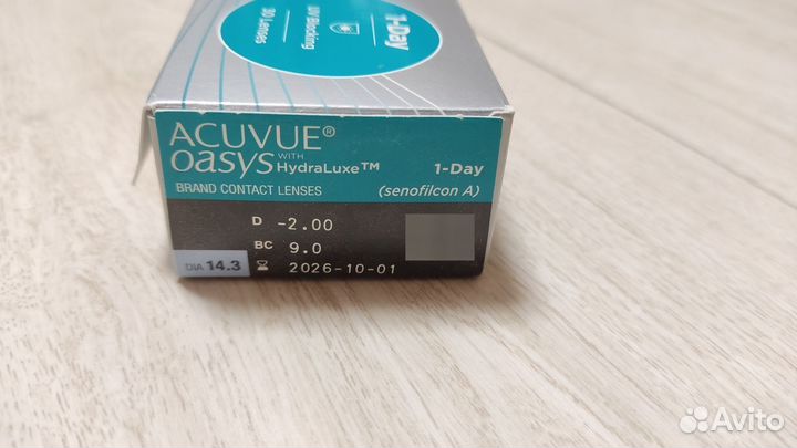Линзы 1 Day Acuvue Oasys with hydraluxe