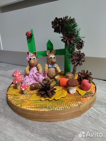 Осенняя поделка Мишкина любовь