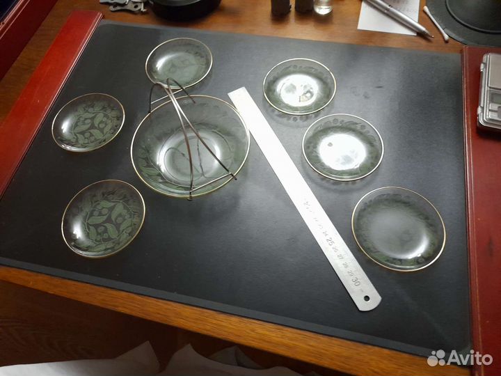 Десертный набор стекло СССР