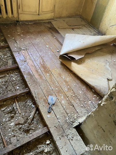 Демонтаж пола