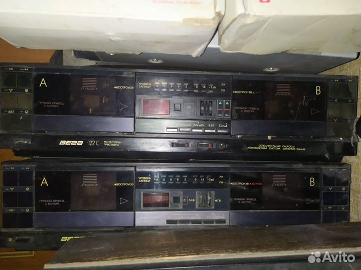 Кассетный магнитофон-приставка 