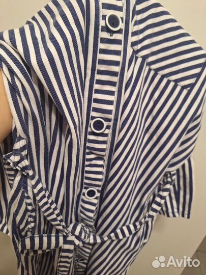 Платье халат длинное